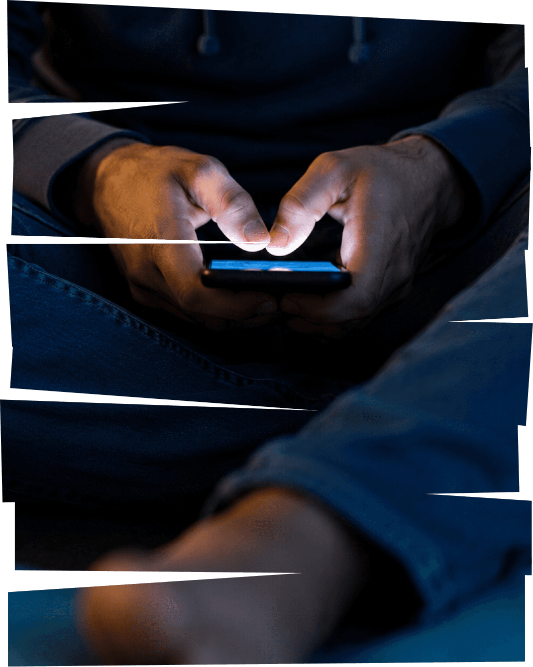 Birches Health clients can sign up for treatment easily on their cellphone.