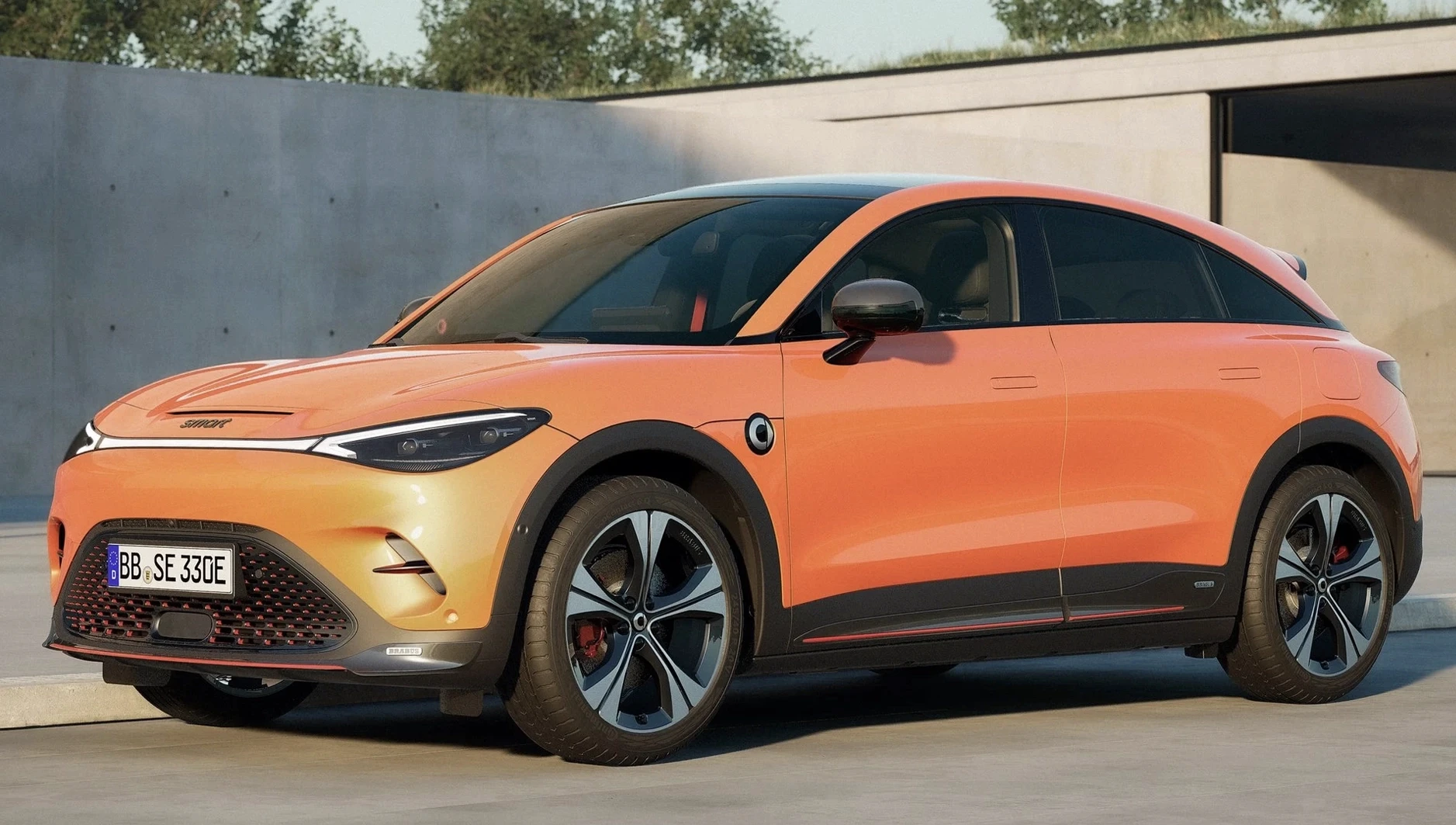 front three quarter view