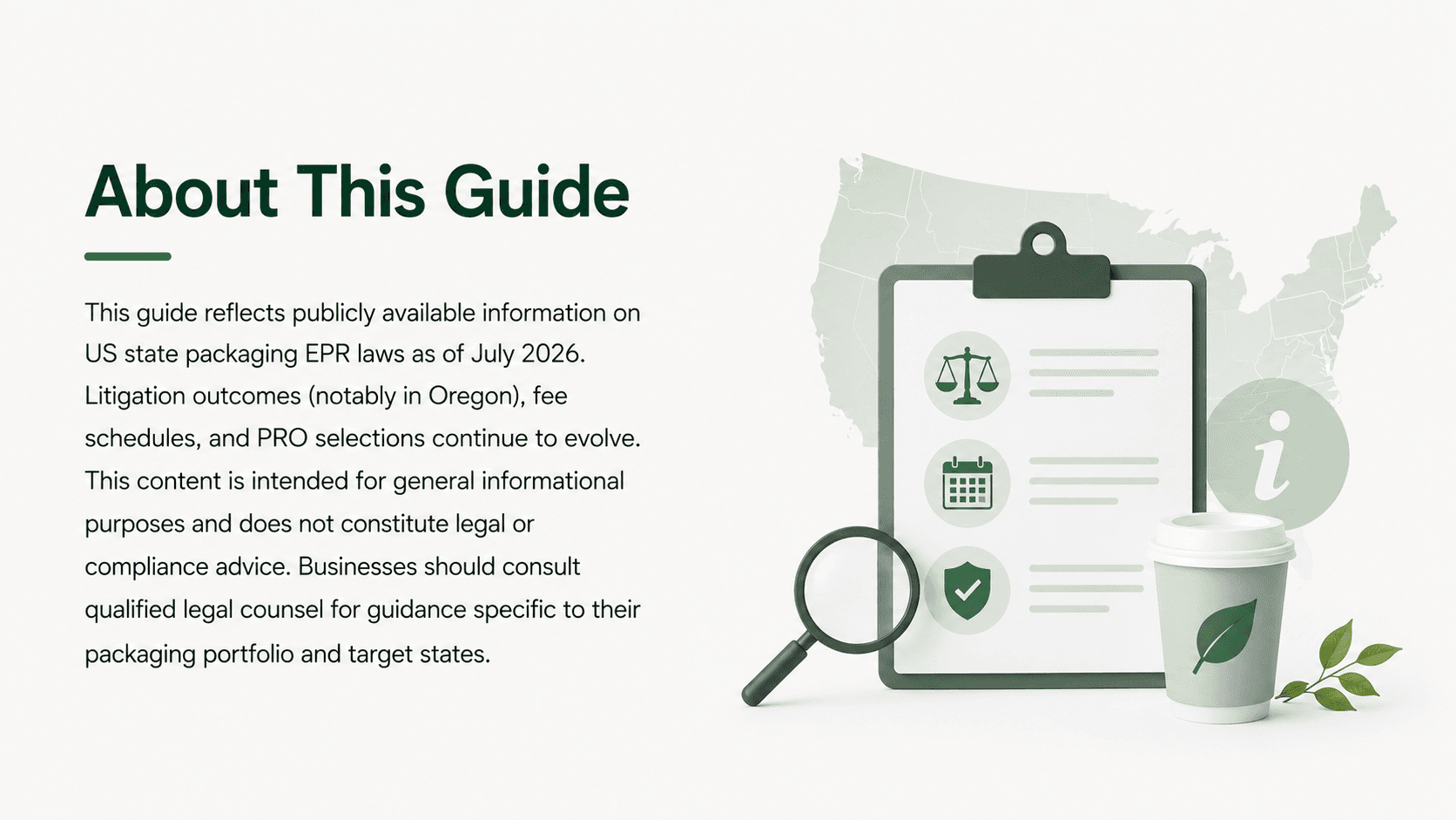 "About This Guide" infographic