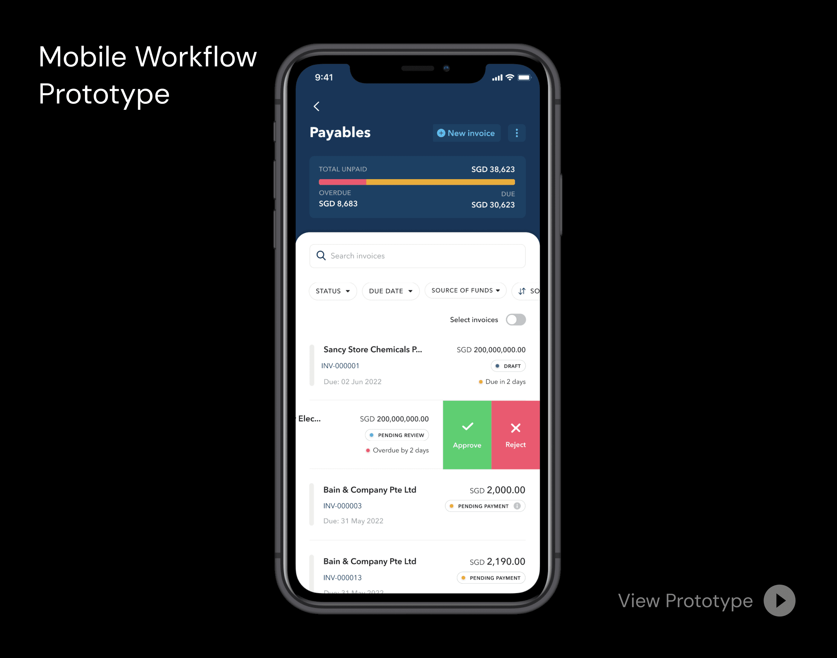 aspire-invoice-management-iOS