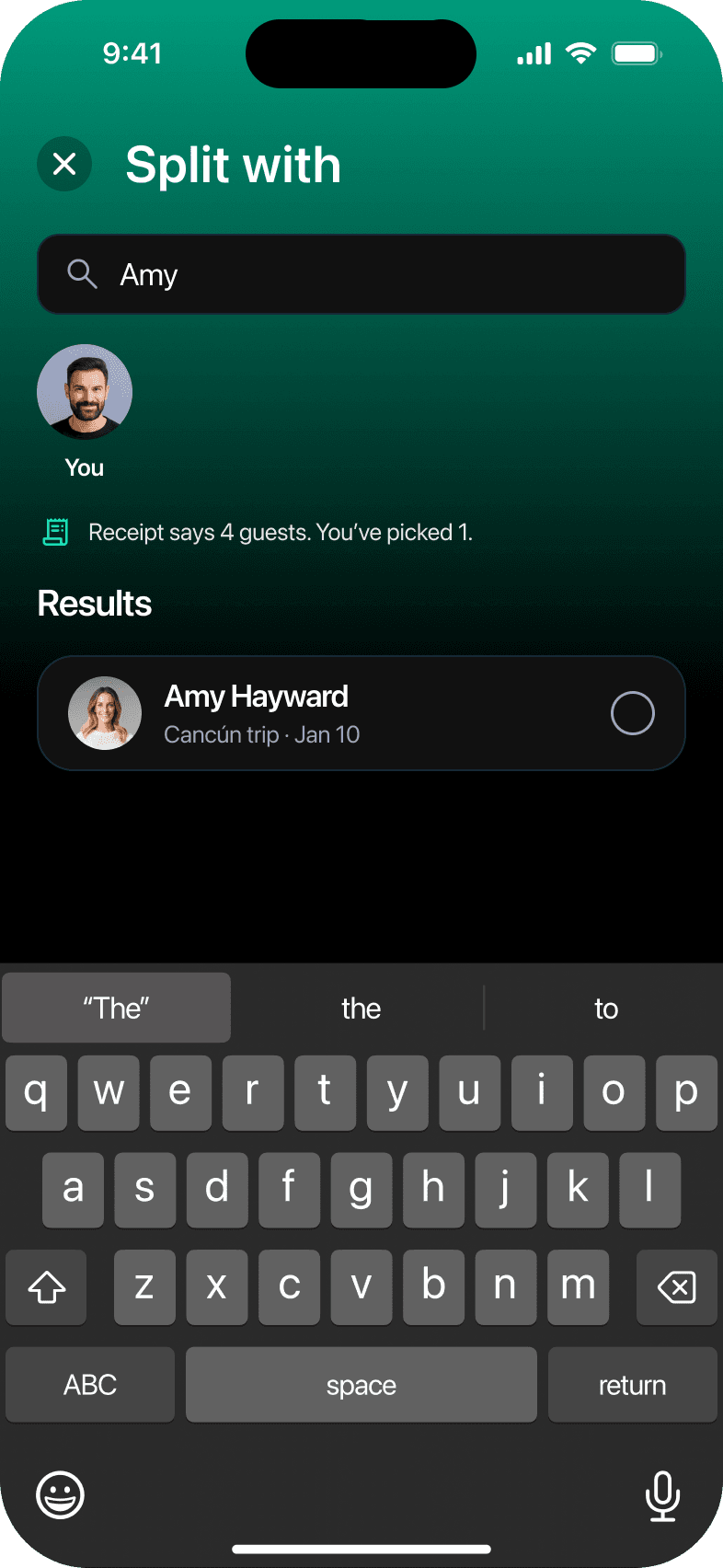Typing Amy finds Amy Hayward