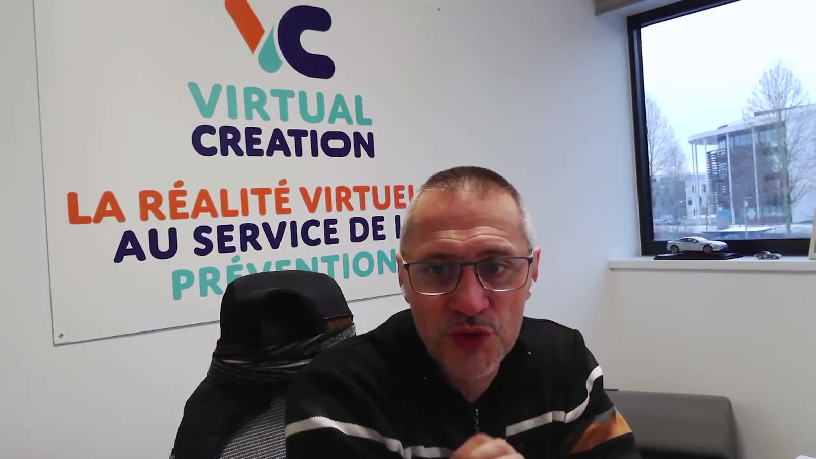 Stéphane Joanny, Virtual Création, dans ses locaux