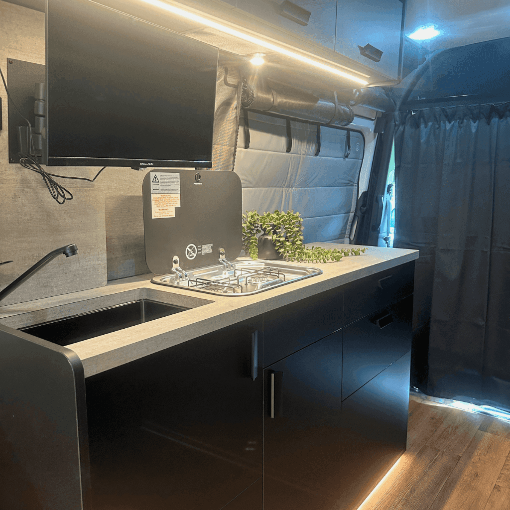 campervan gas kitchen