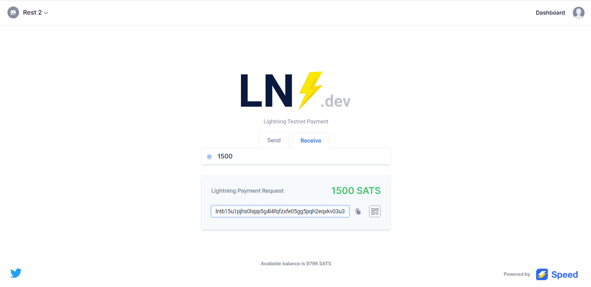 Generate a Lightning Payment Request