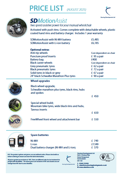 Image of Assist price list