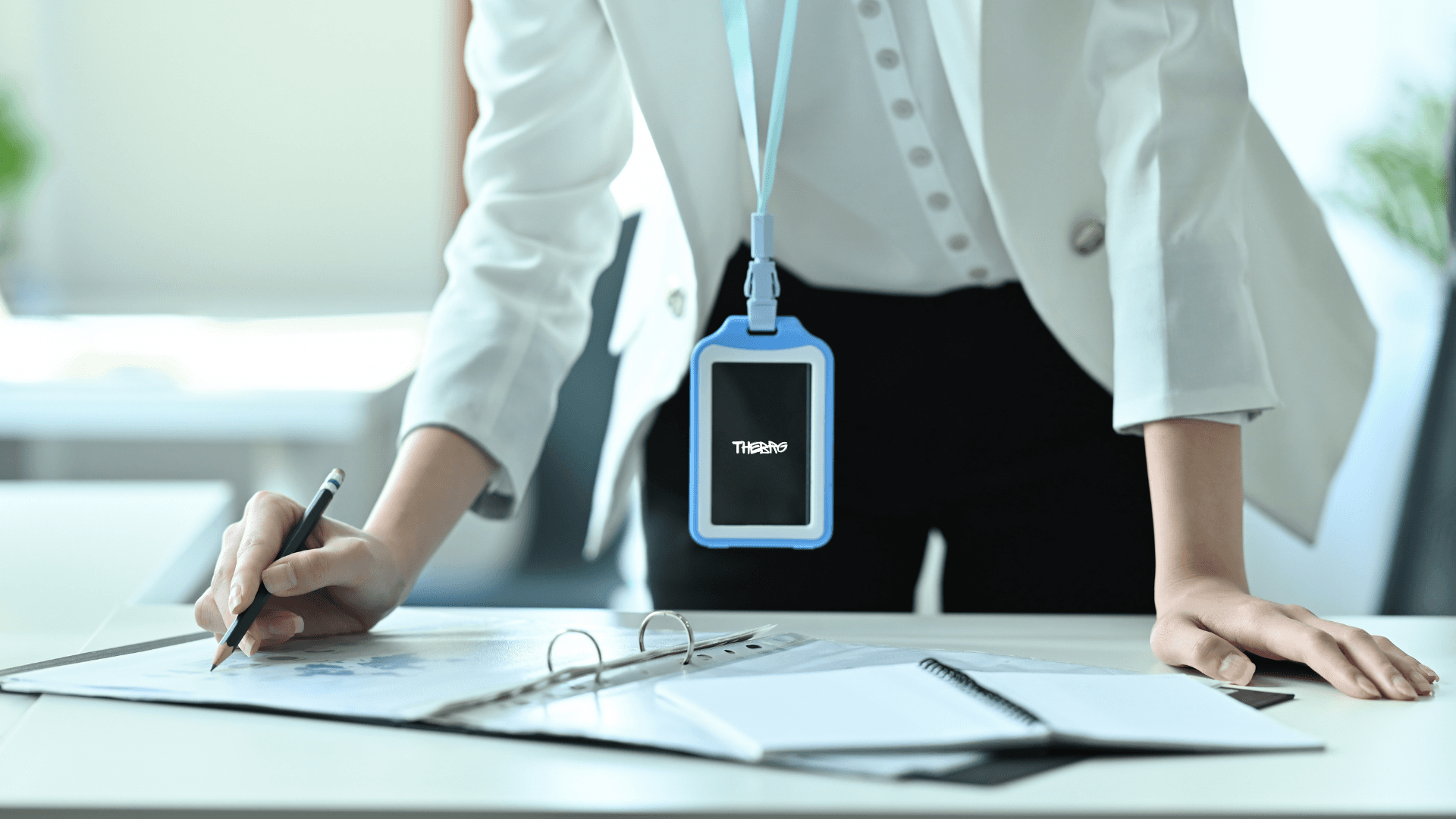 Professional Interaction in Modern Office