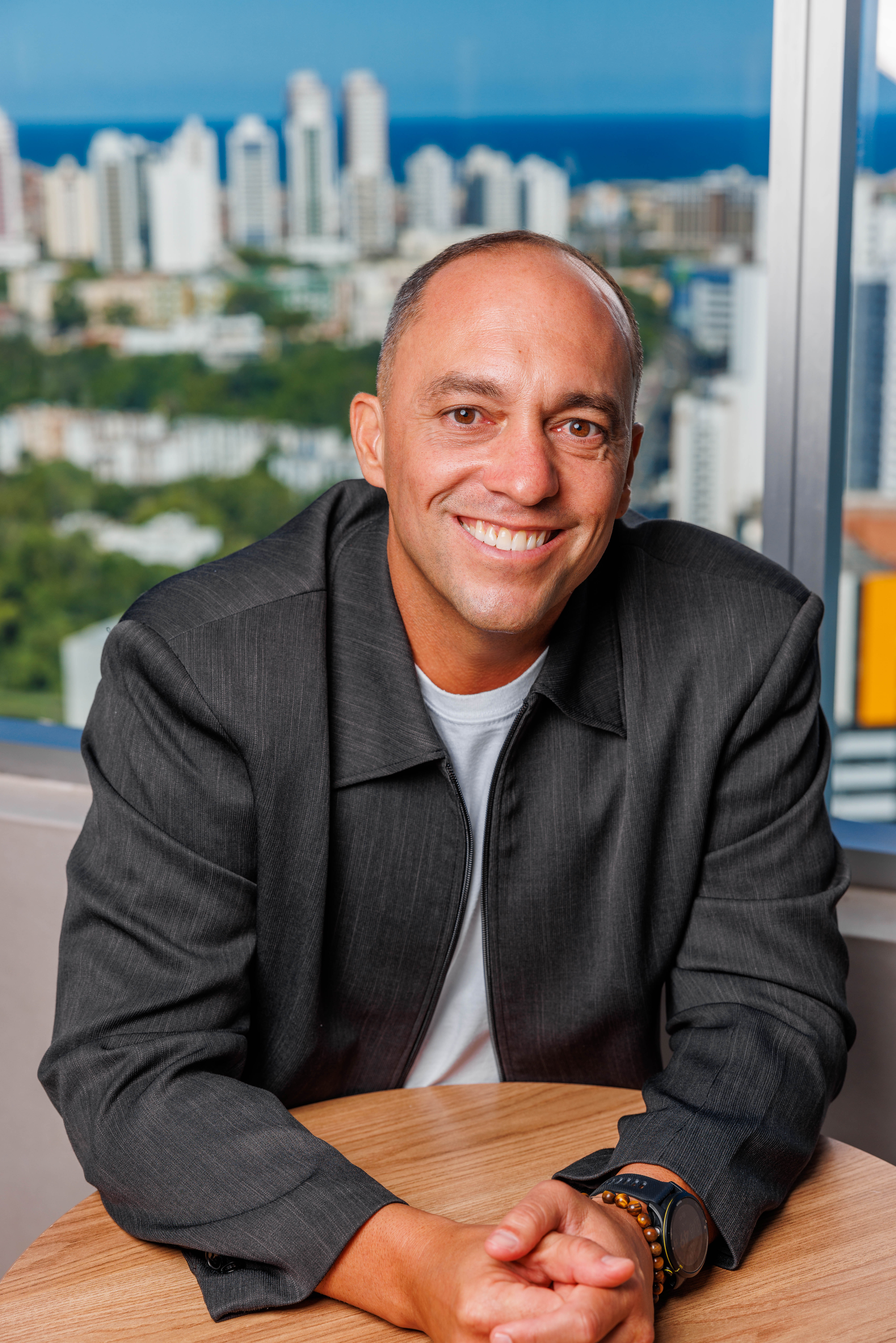 Close up of man going over finance papers