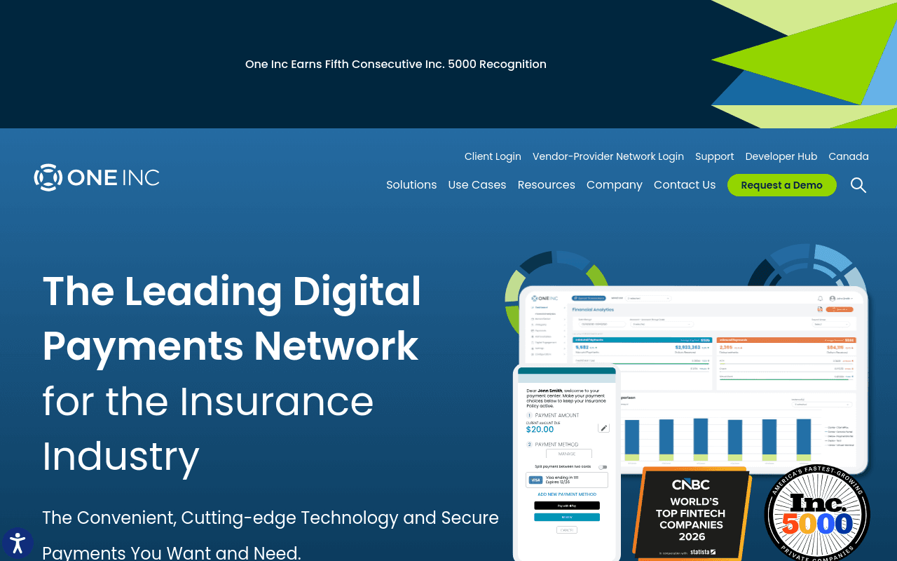  Insurance Payment Processing Companies - one inc best omnichannel