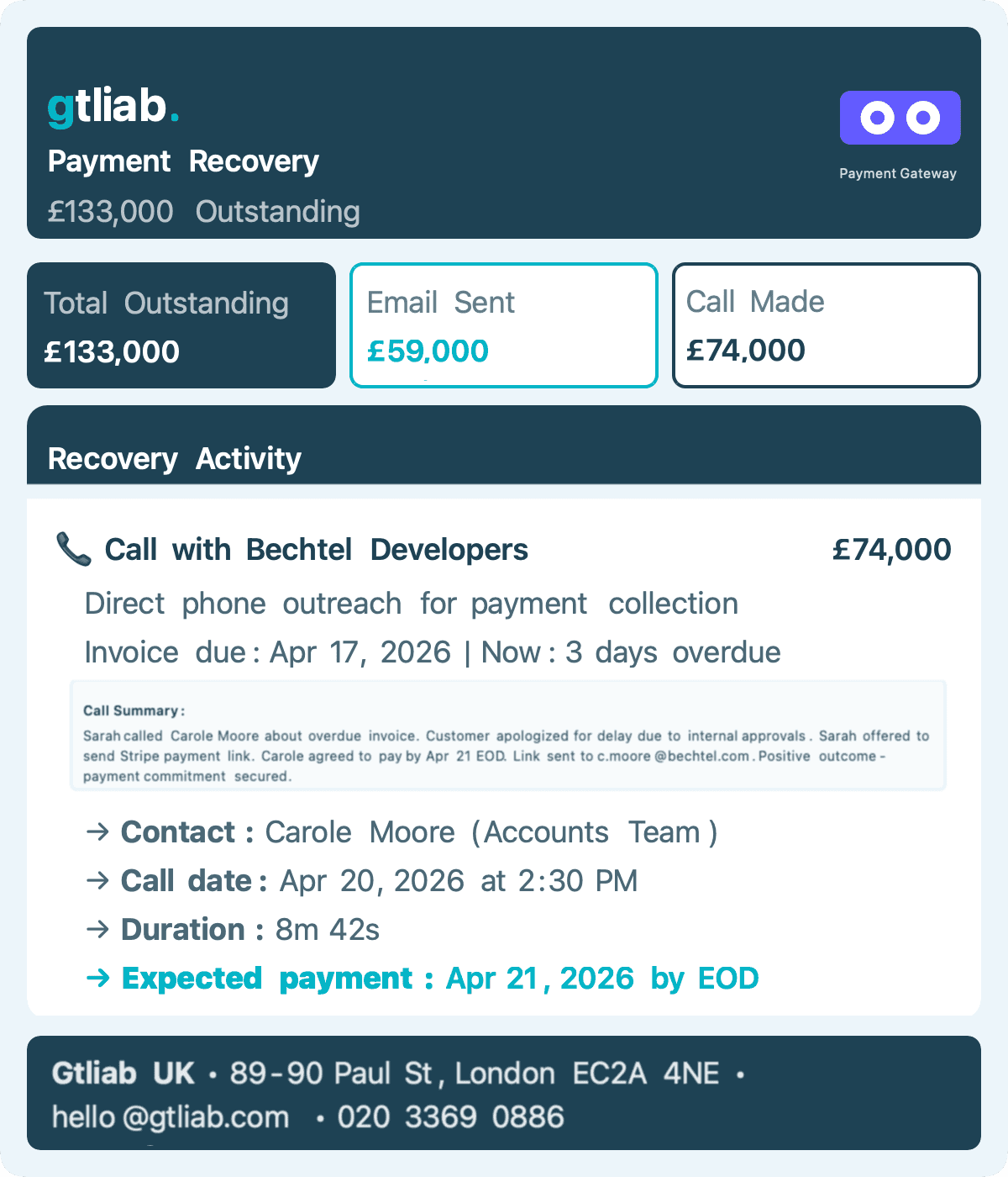 An image of Freelio's project ui