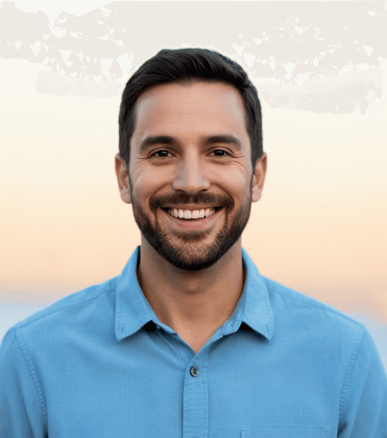 Photo after AI face swap is applied.