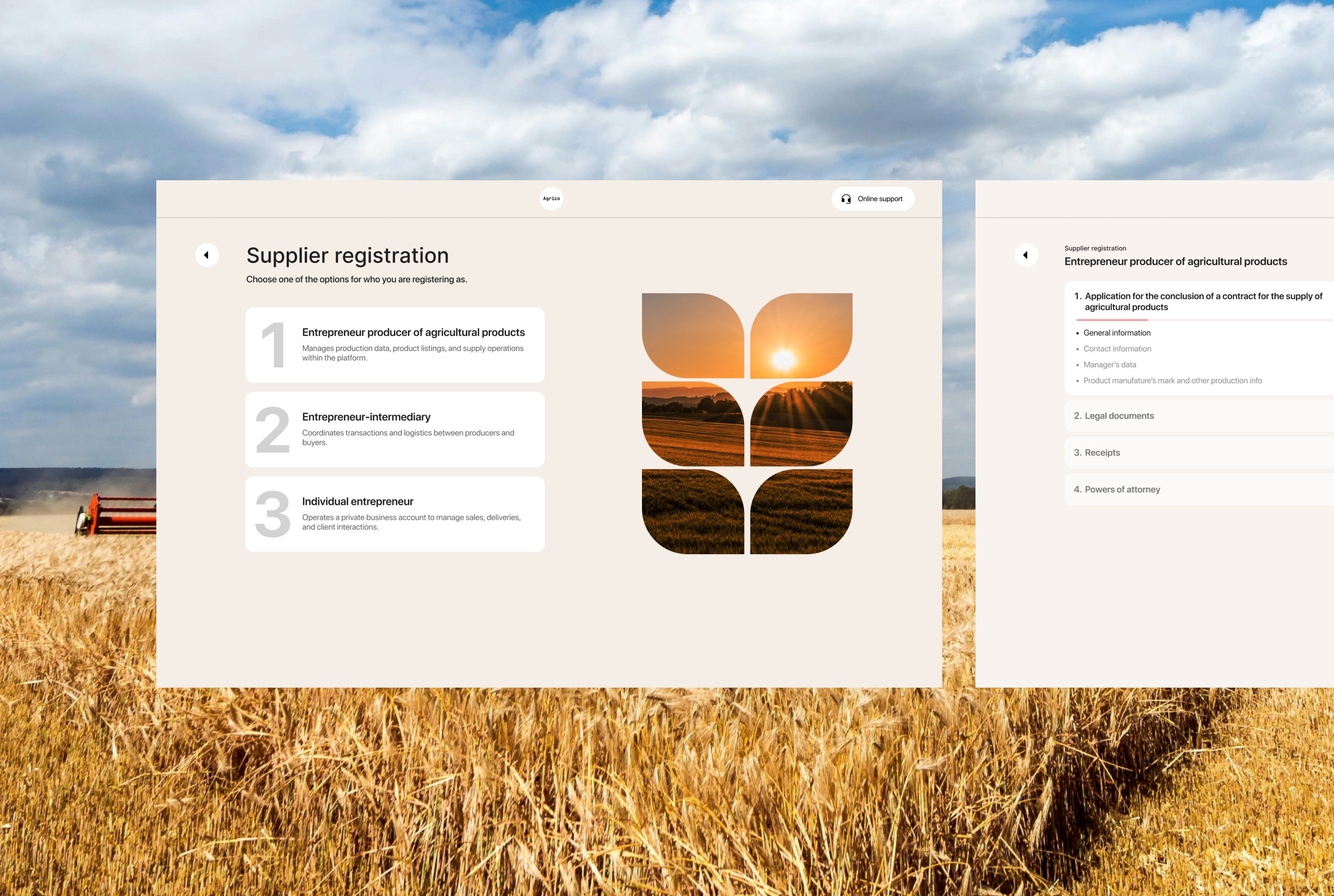 Step-by-step flow for company registration and document upload process.