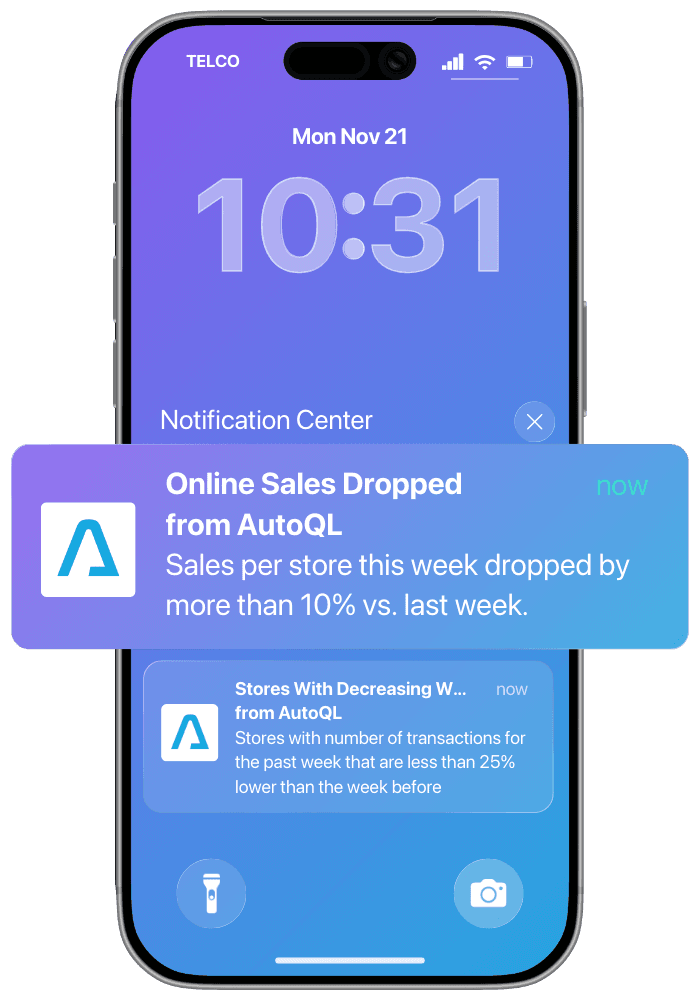 Natural Language Data Queries Using Data Messenger