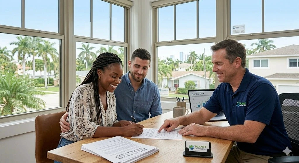 Impact window financing options for Fort Lauderdale homeowners — Planet Construction FL