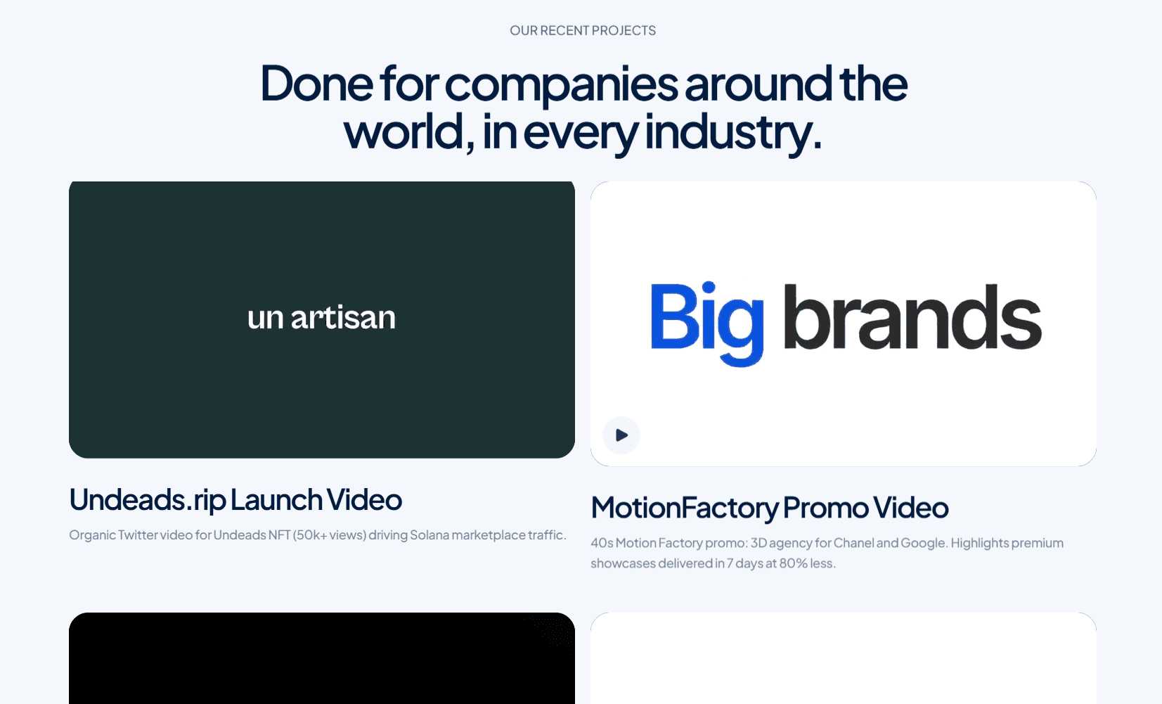 Section Keyframe agency