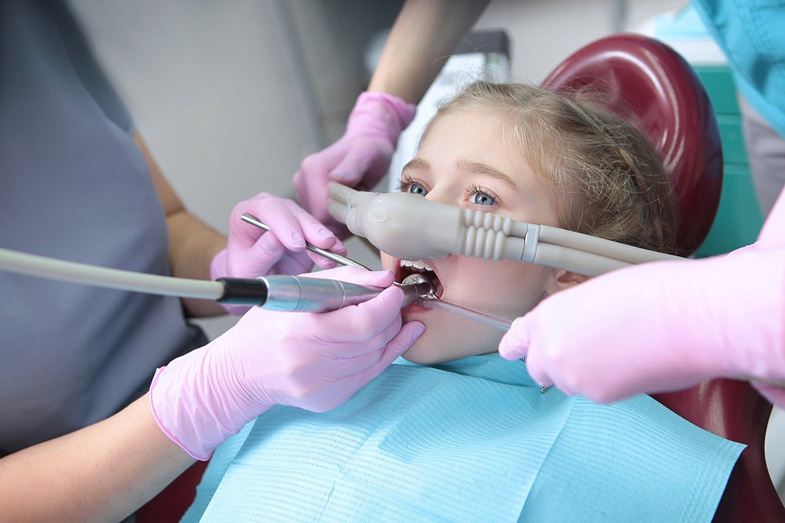 Child receives care from Dr. Rai, Dentist in Arlington at Shirlington Pediatric Dentistry.