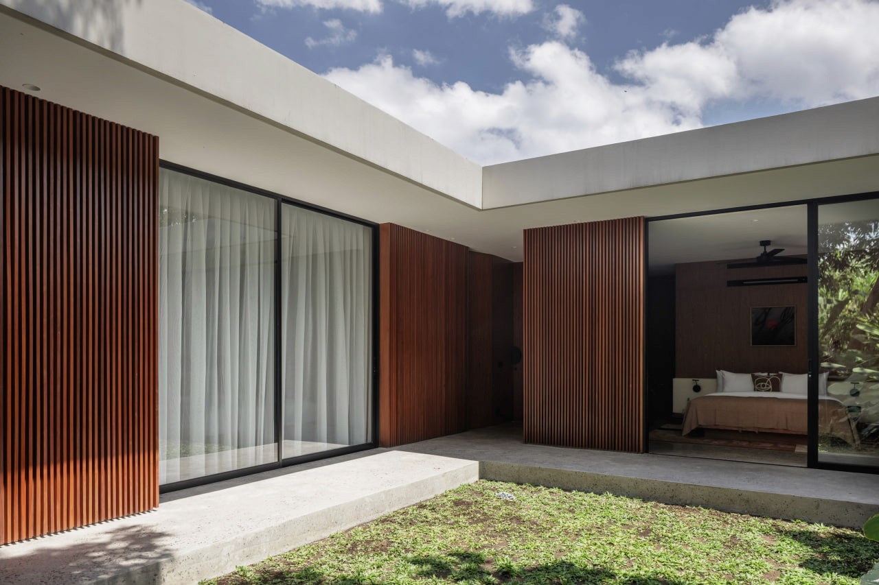 A completed 2-bedroom villa in Canggu, located within a private boutique compound