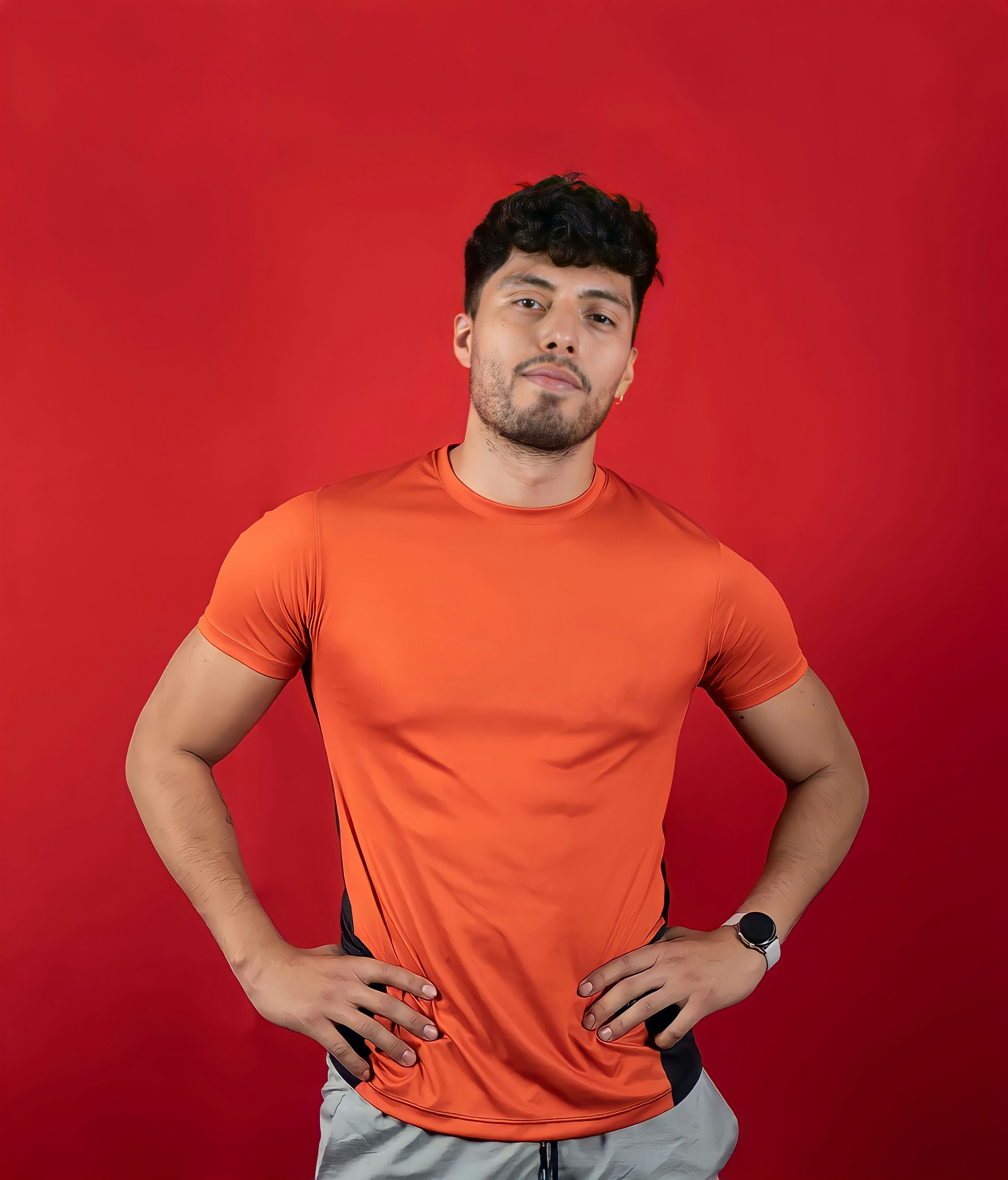 a man posing for a picture