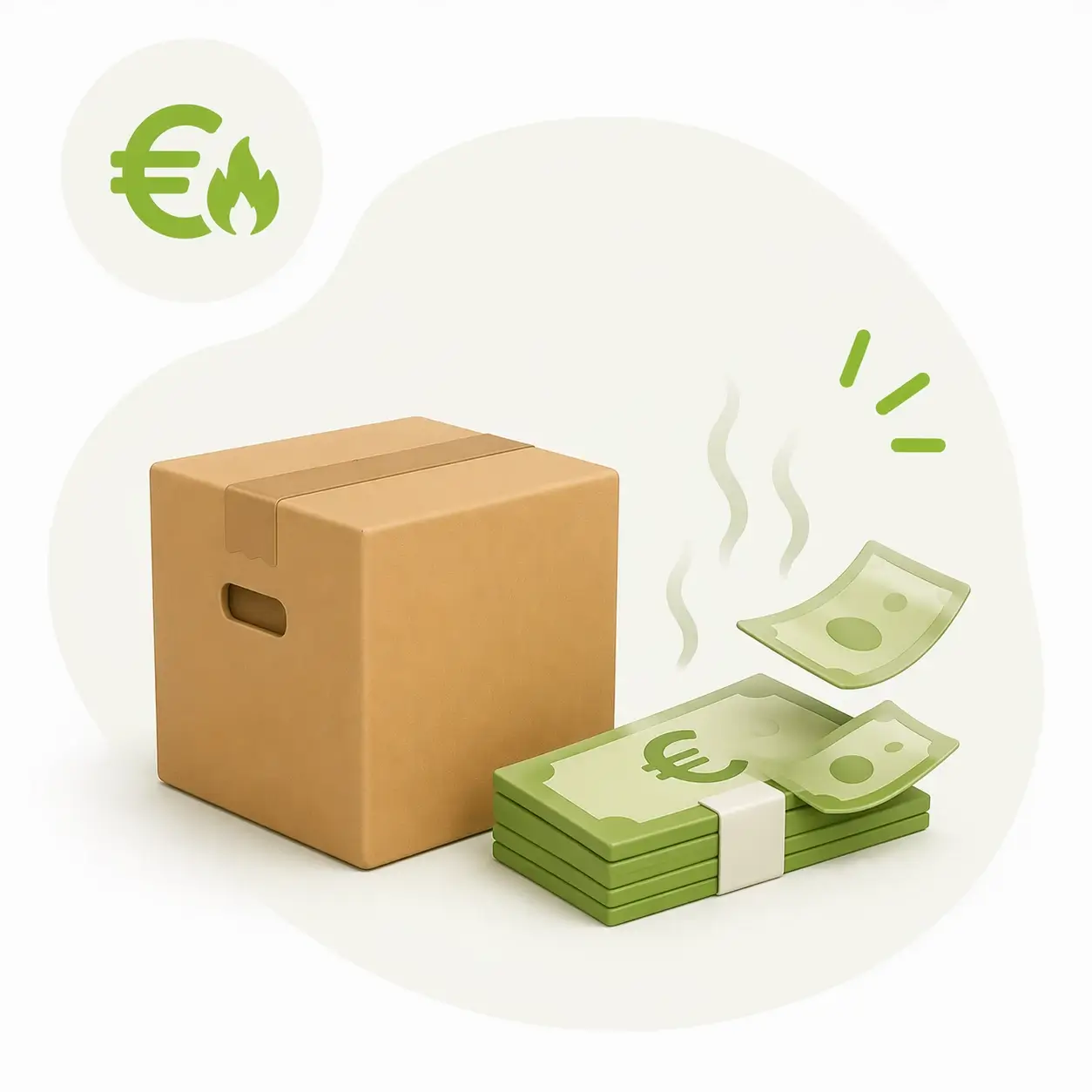 Liste von ausgewählten und nicht ausgewählten Umzugsunternehmen