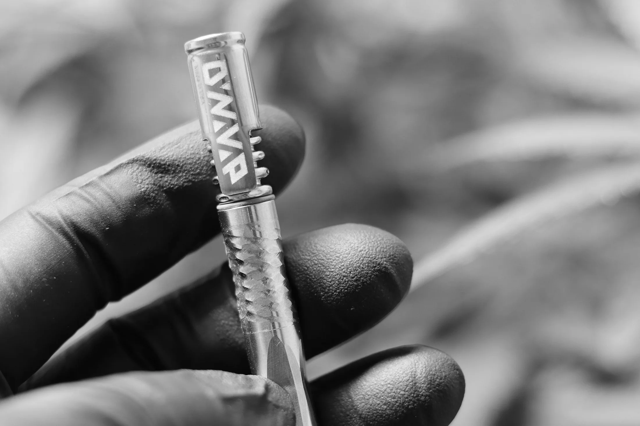 Dynavap vaporizer in hand