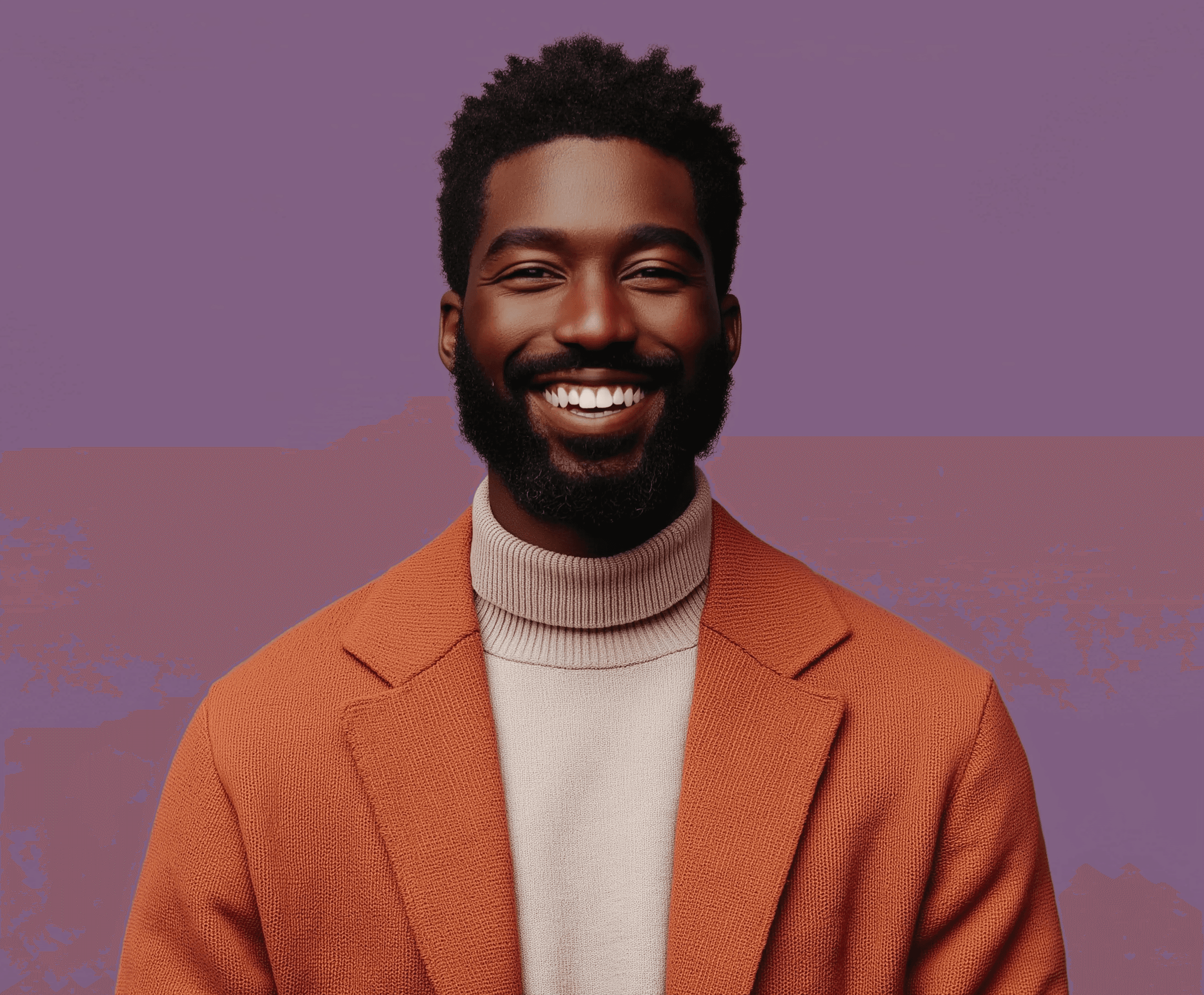 man smiling