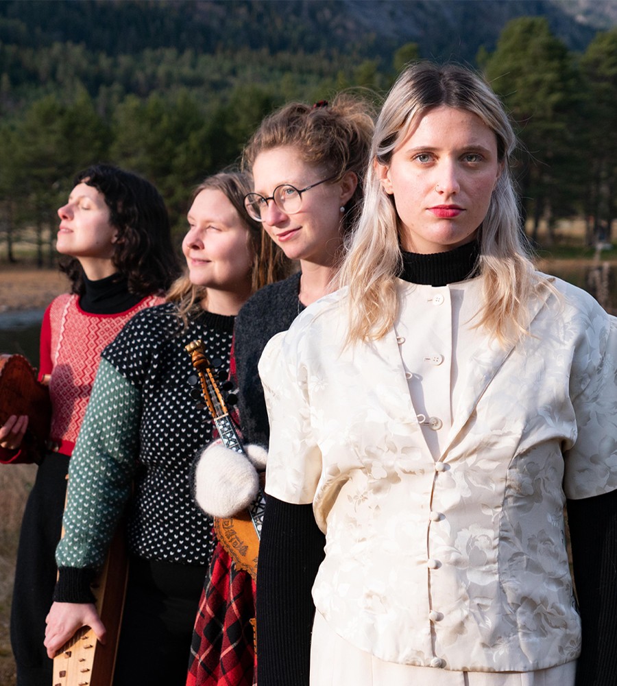 Group of people from the band Rakkel