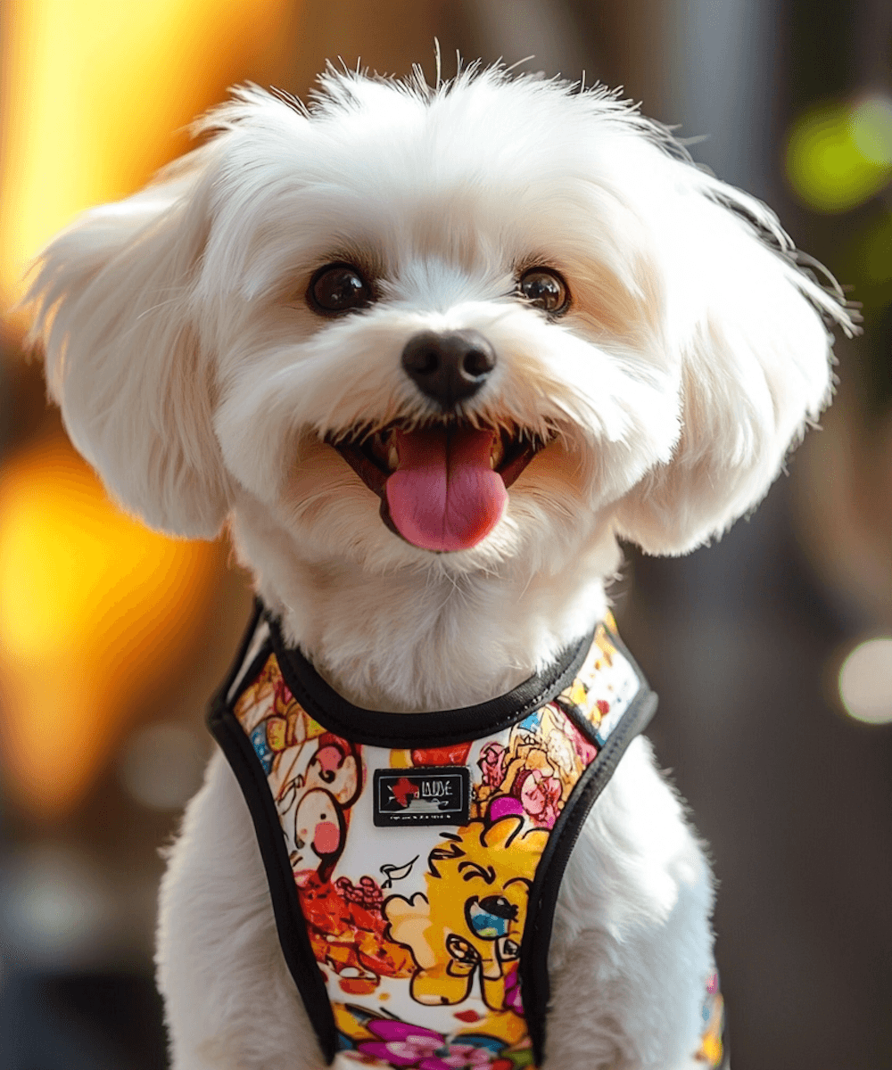 happy puppy portrait