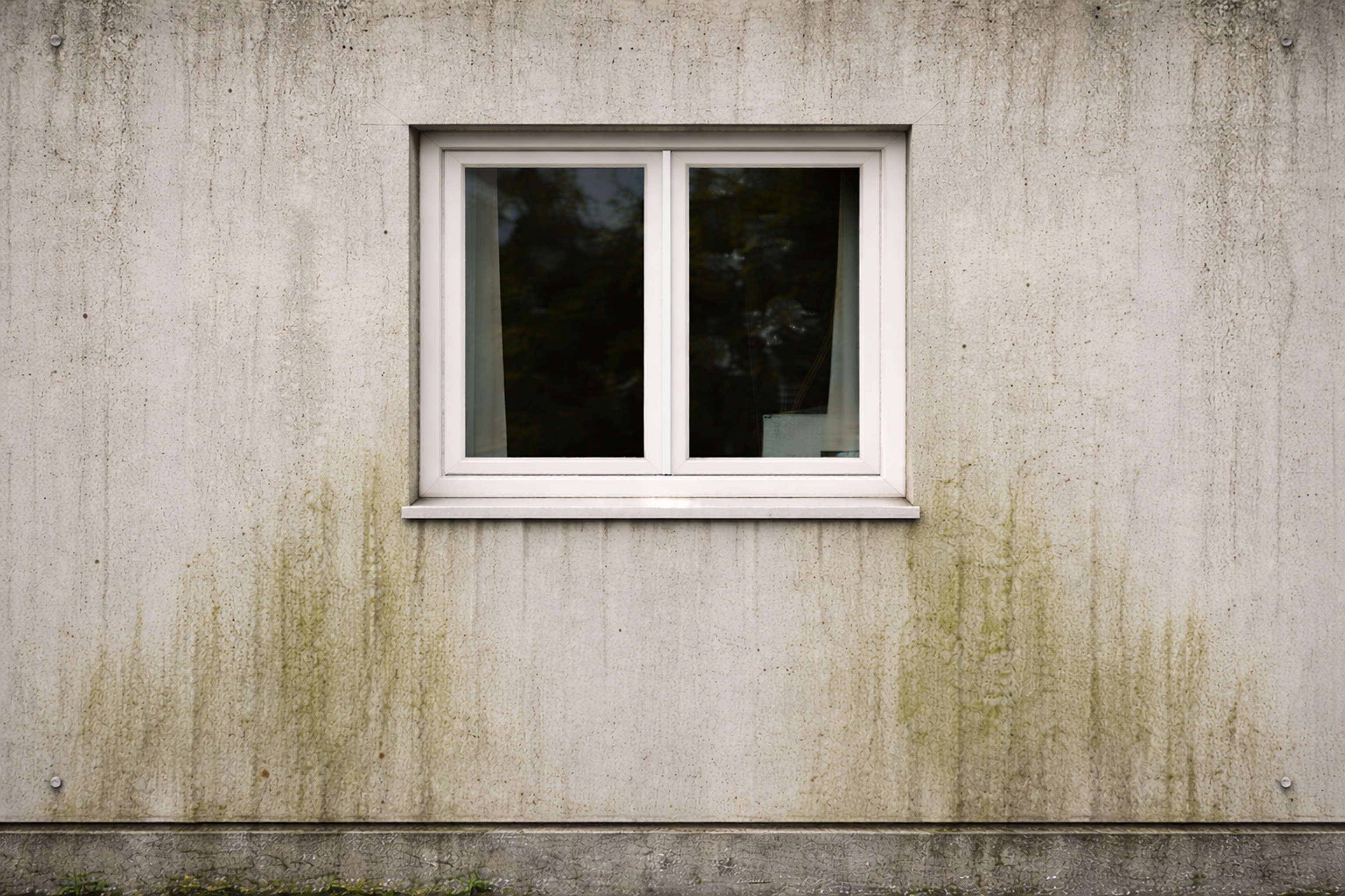 Aquafix, Fasadtvätt av betongfasad, Stockholm