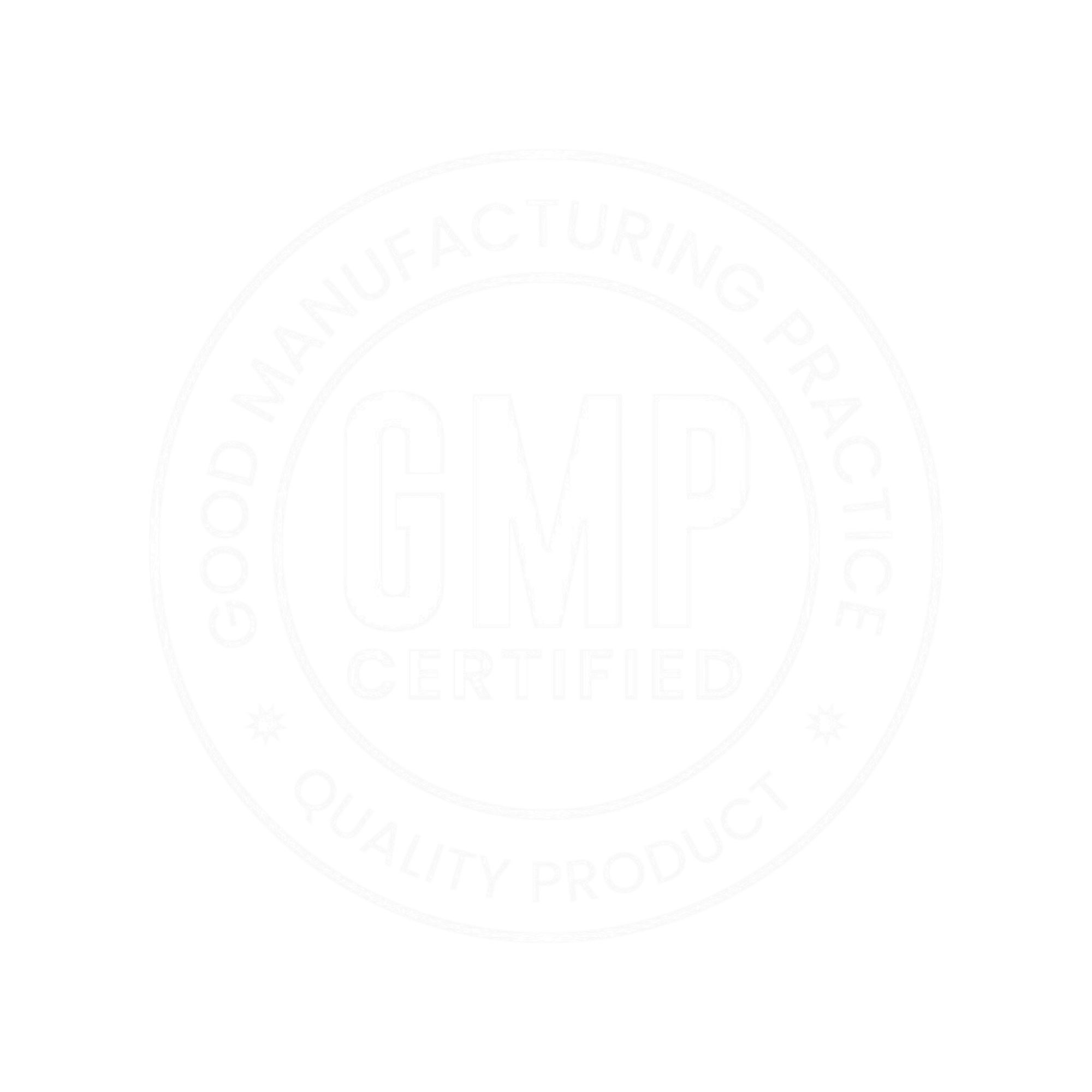 GMP certified quality product badge