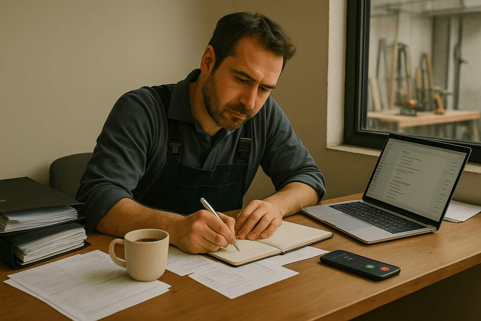 Unglücklicher Dienstleister (ChatGPT)