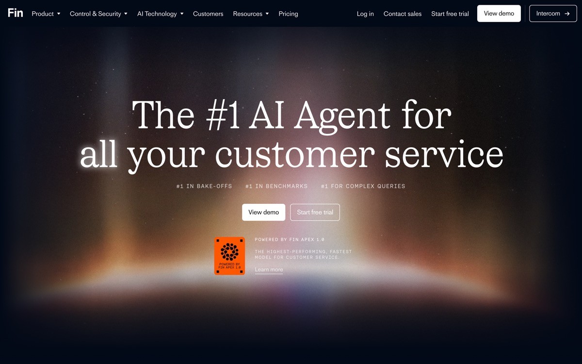 Best AI Customer Support Agent UX with Intercom Fin