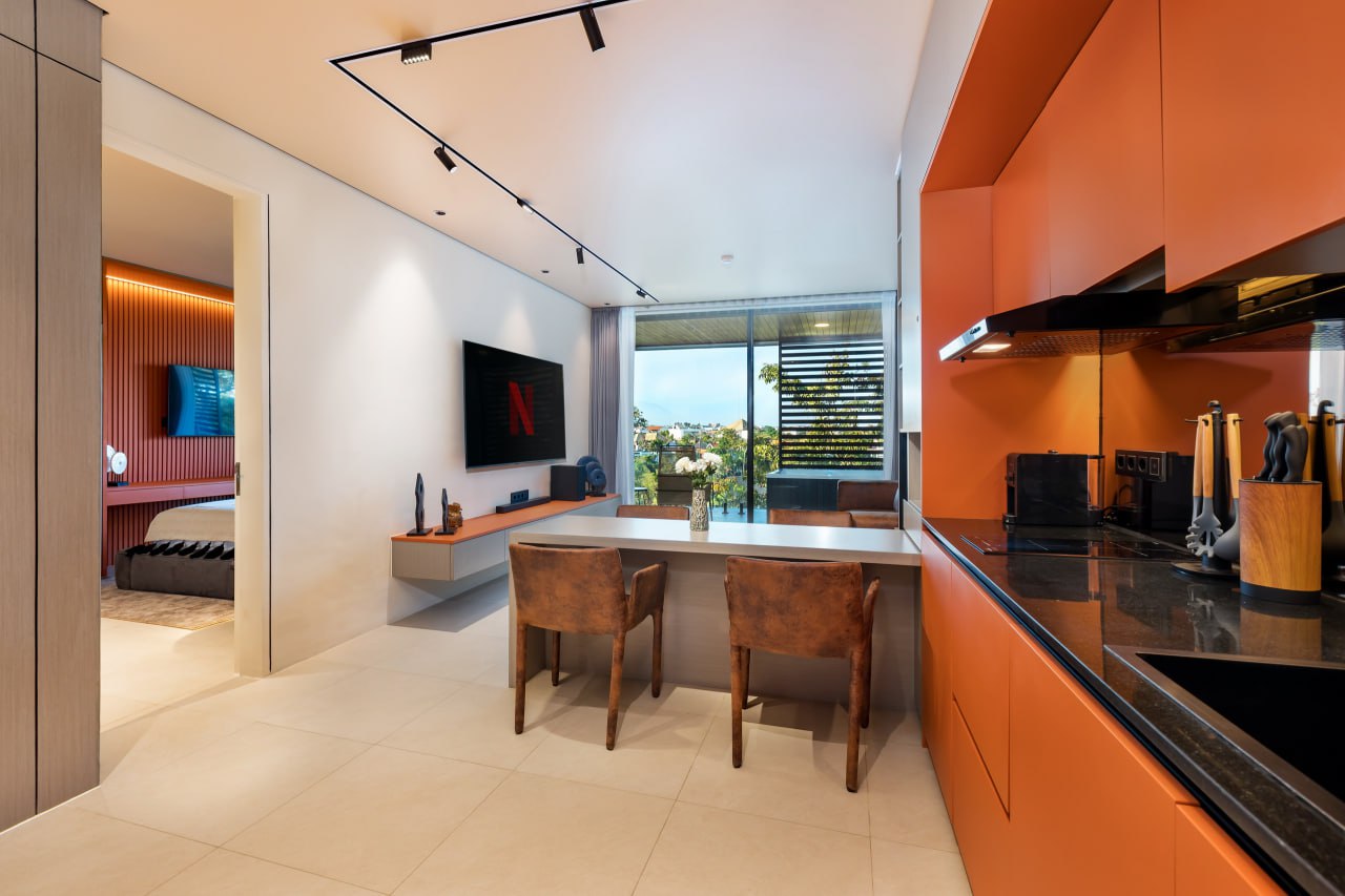 Однокомнатная квартира, расположенная в 5 минутах от пляжа в Берва, Чангу