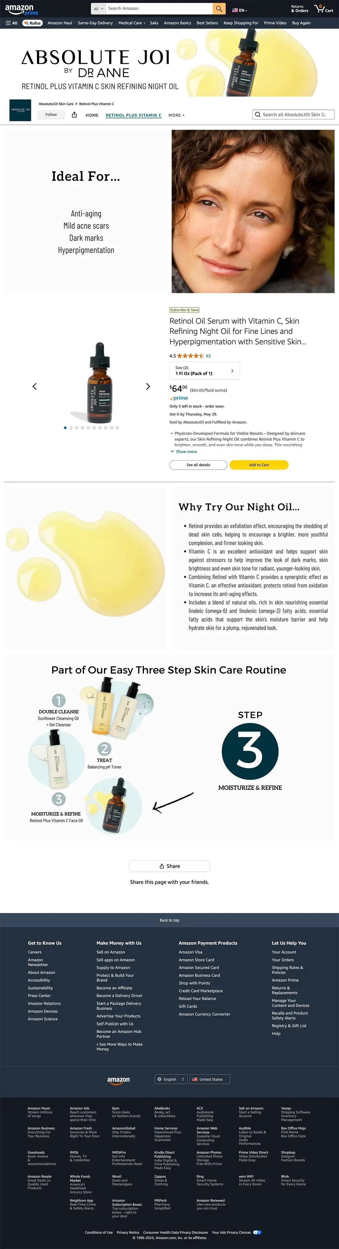 Absolute Joi Amazon Highlight Page