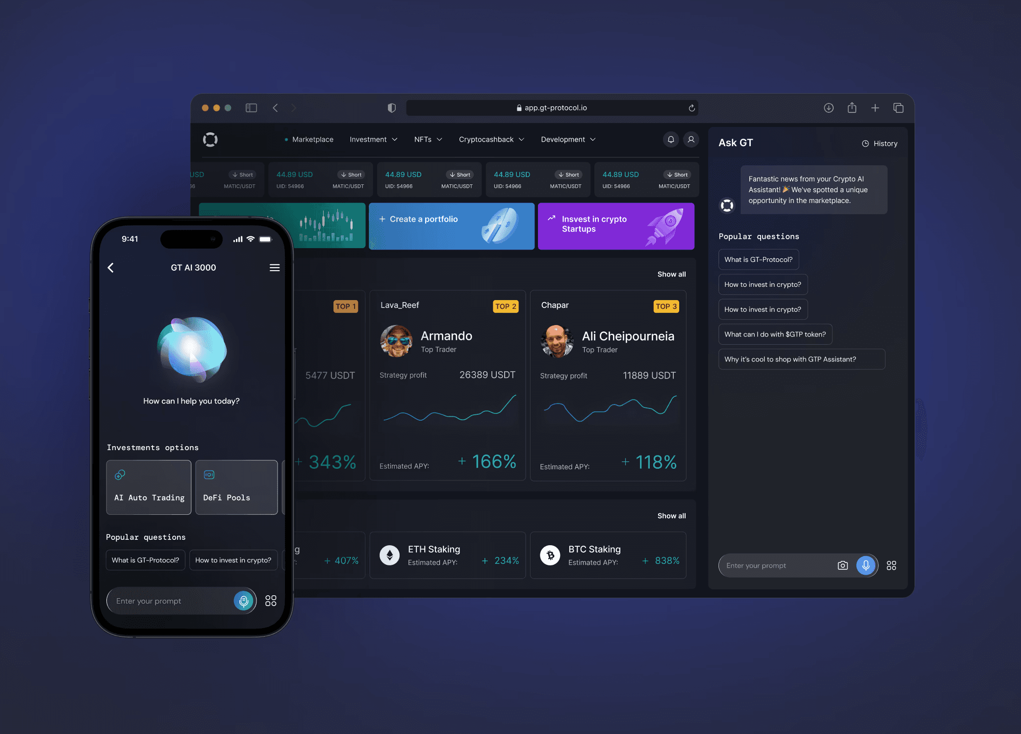 Project showcase laptop mockup