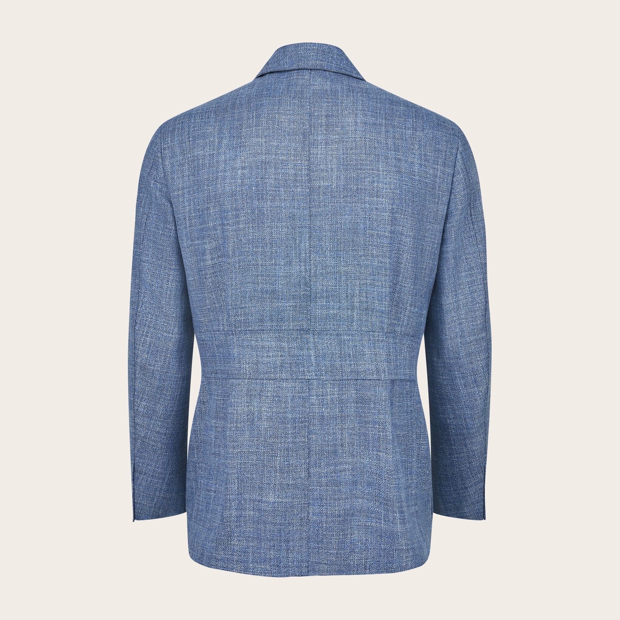 Light Blue Three Pocket Blazer - Adda River