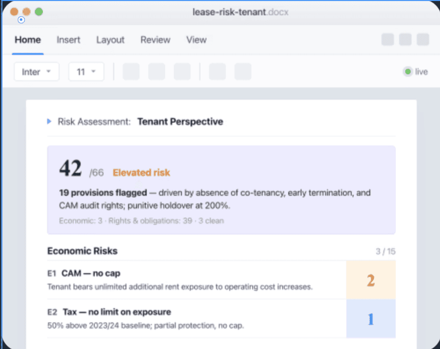 Lease Risks