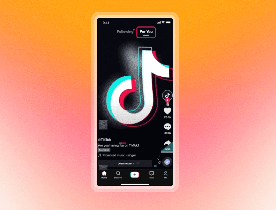 TikTok Interface