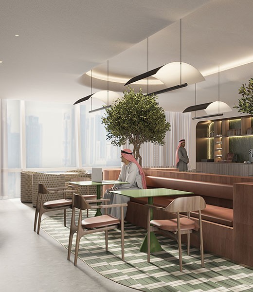 Creative coworking spaces in The Executive Centre Riyadh 2.08