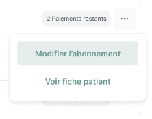modification abonnements