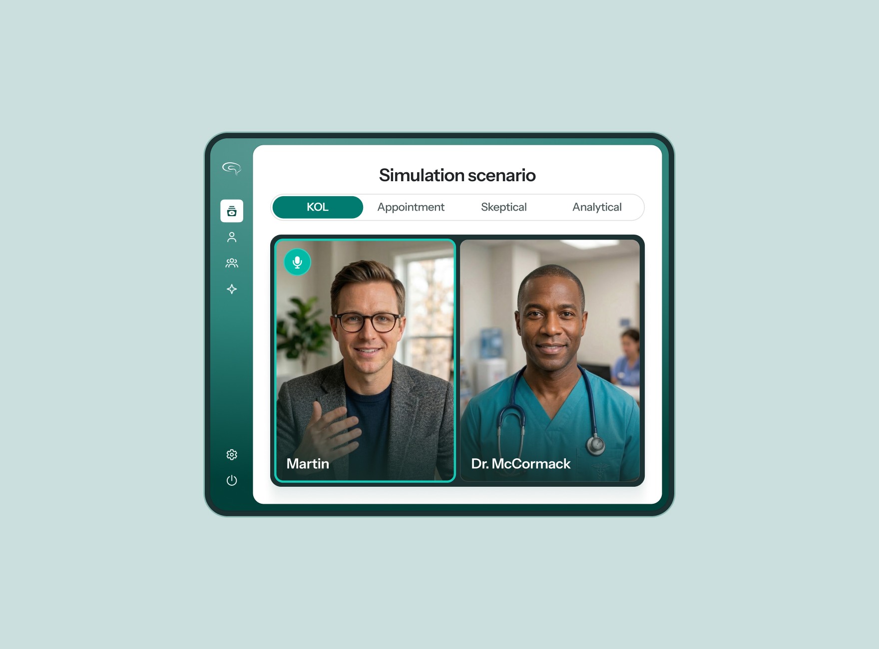 Man with a laptop walking to a store