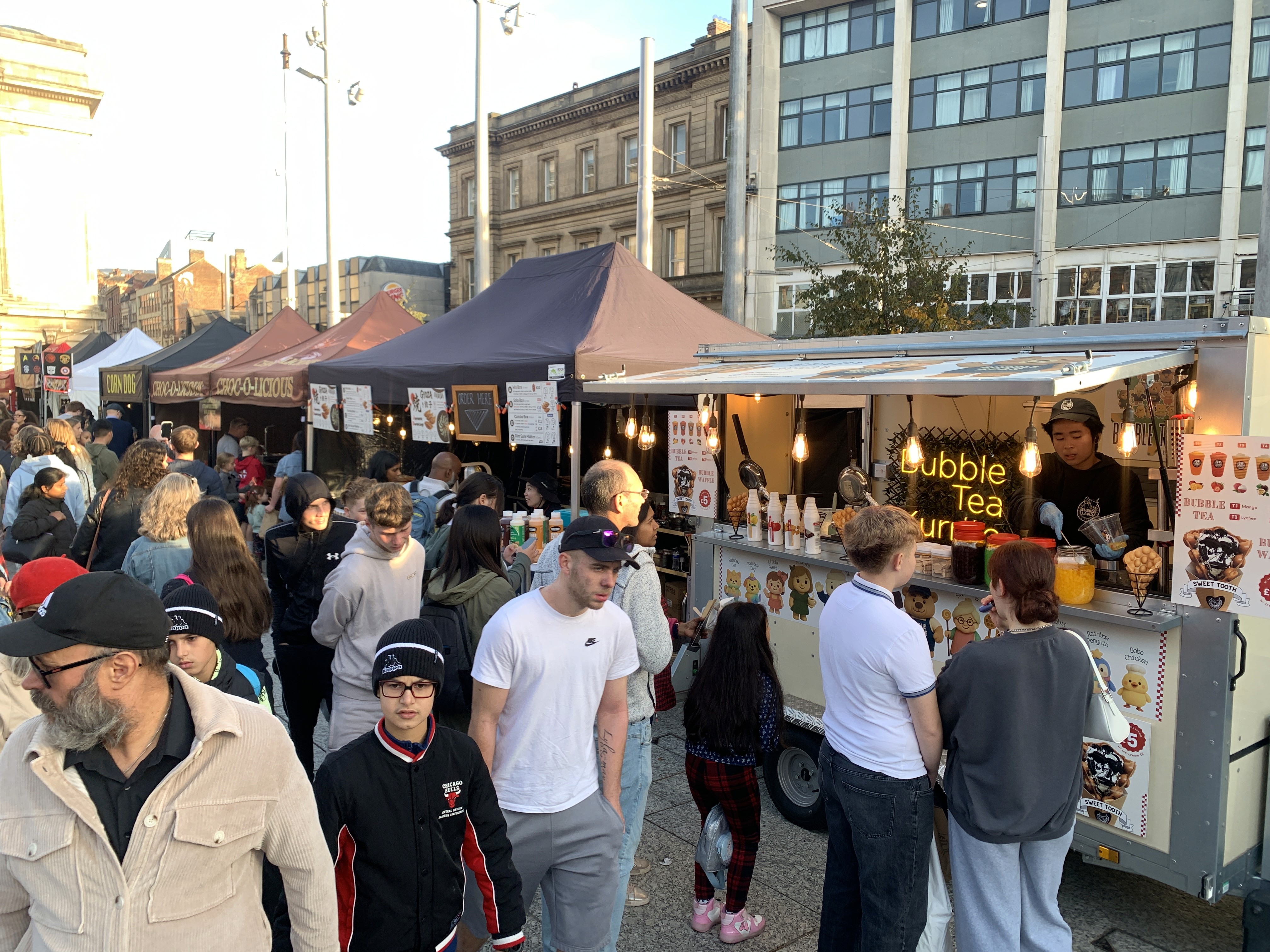 Pastel ice cream packaging design with retro typography on pink background
