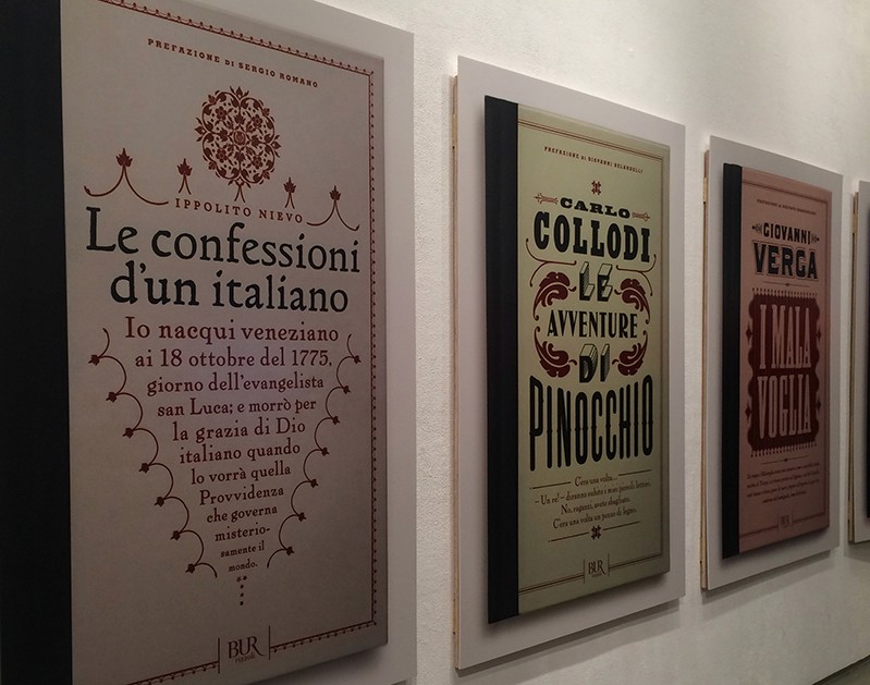 posters on wall