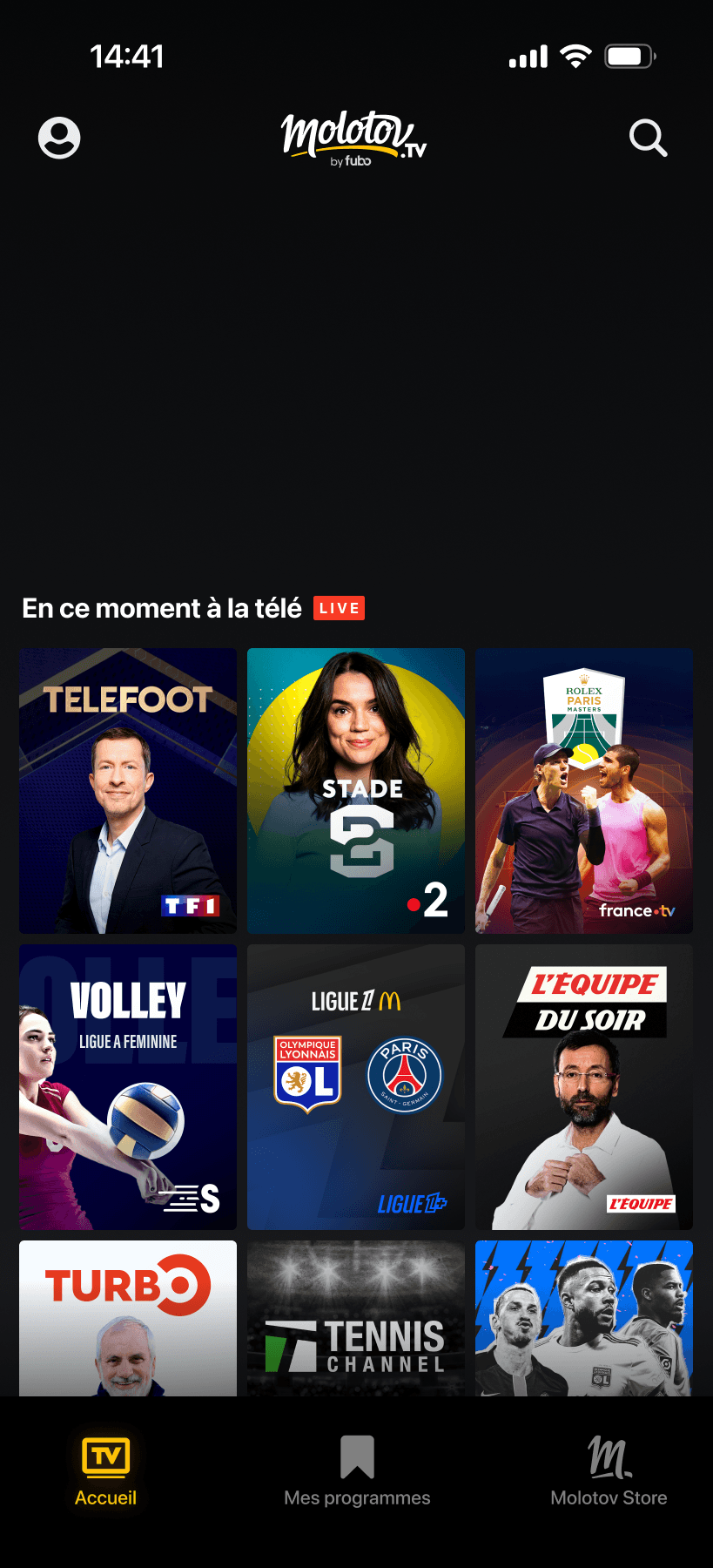 Toute la télé en direct, en live et en replay
