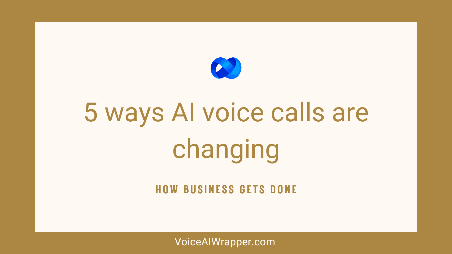 Hero banner for guide on 5 ways AI voice calls are transforming business communications for agencies | VoiceAIWrapper.