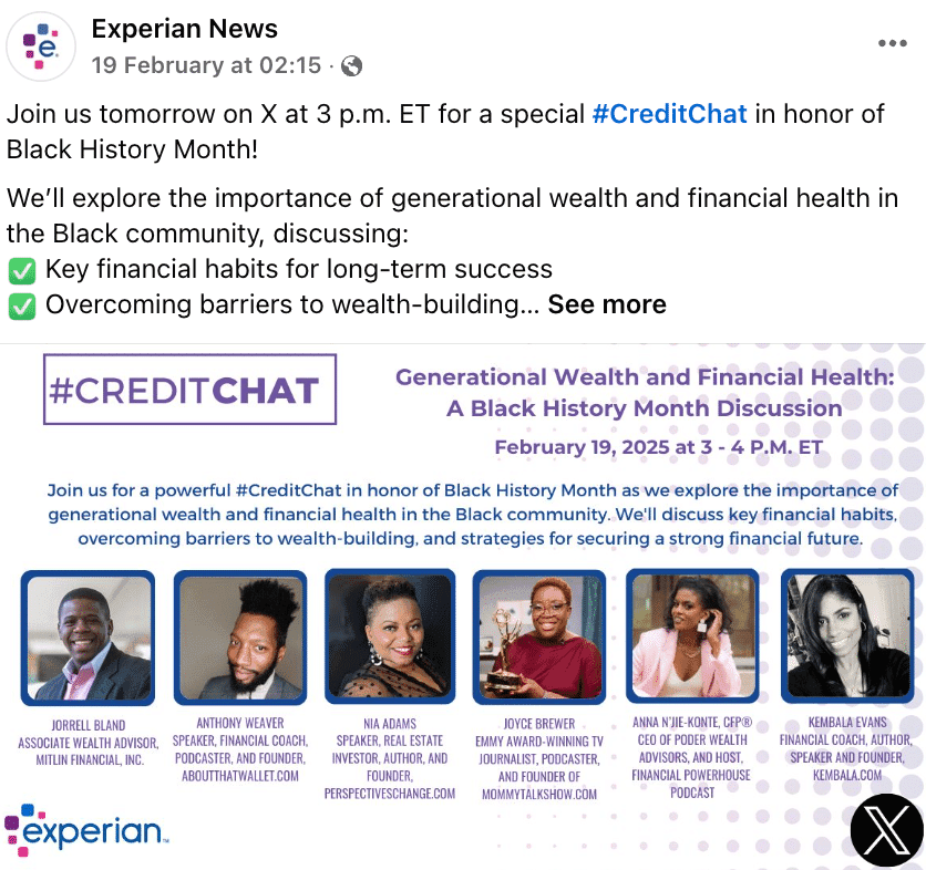 Marketing Spotlight Experian social media content pillars