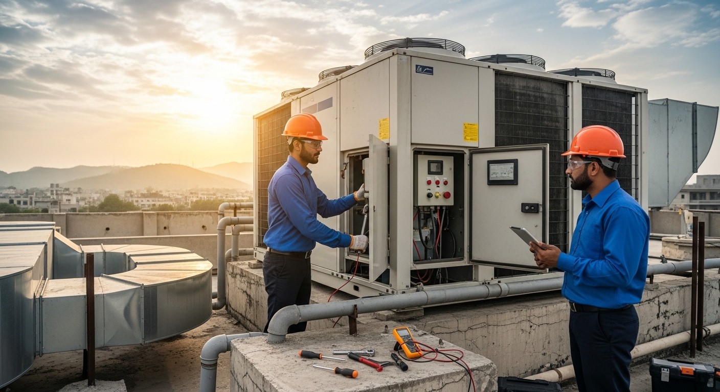 People working on VRF