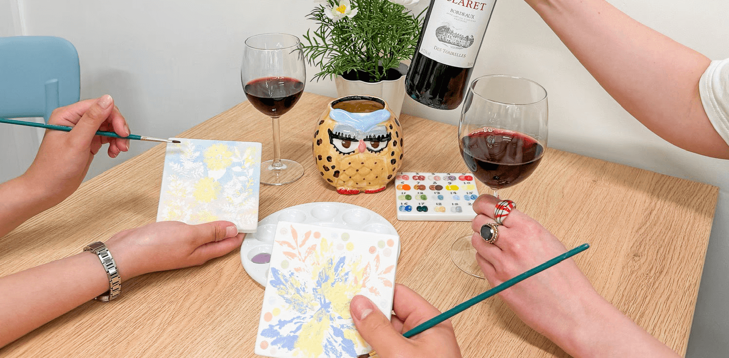 Pottery painting workshop studio near Baker Street in London
