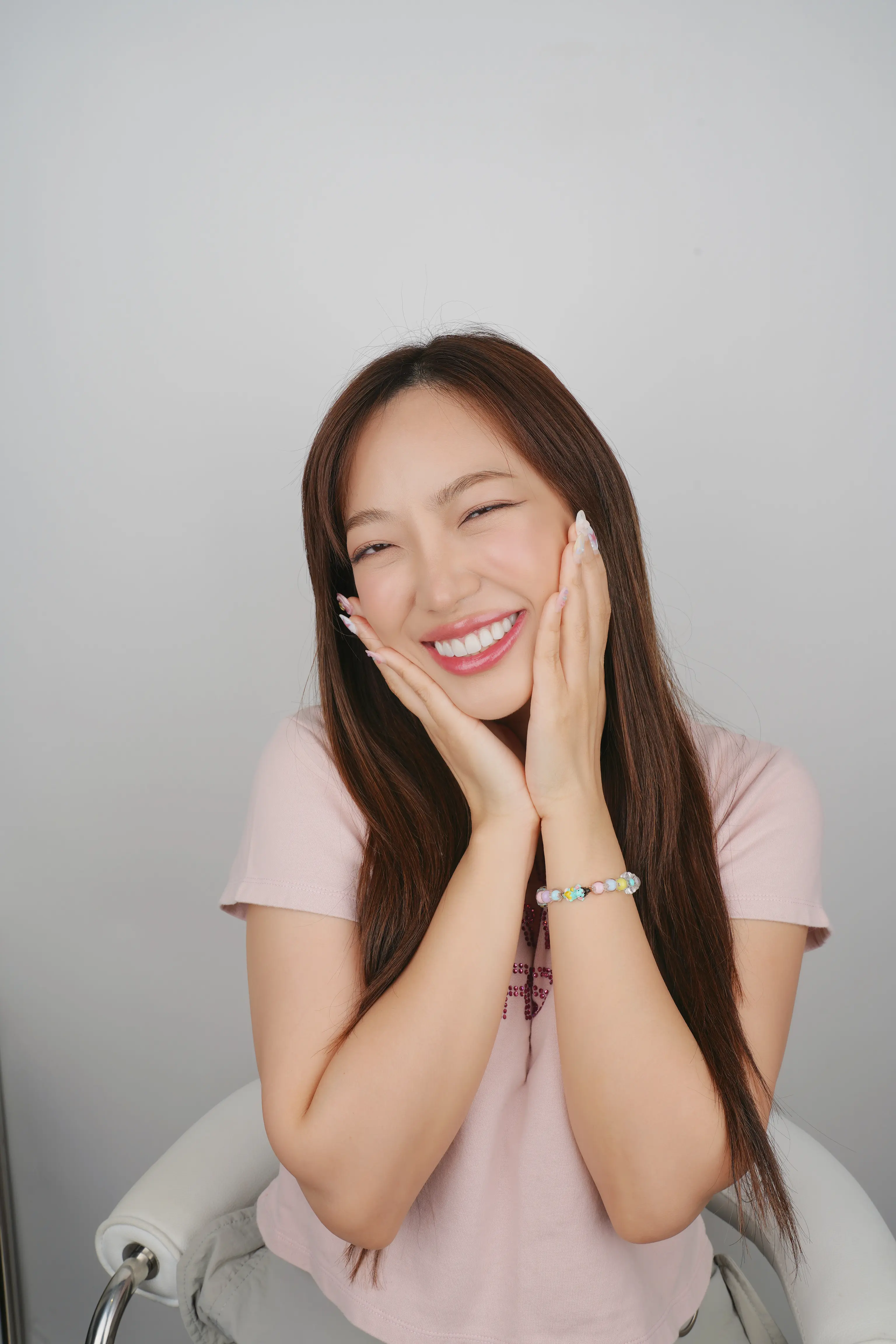 Zee Zeechani smile design and porcelain veneers case by Dr. Jan at Cosdent Smile Design Bangkok.