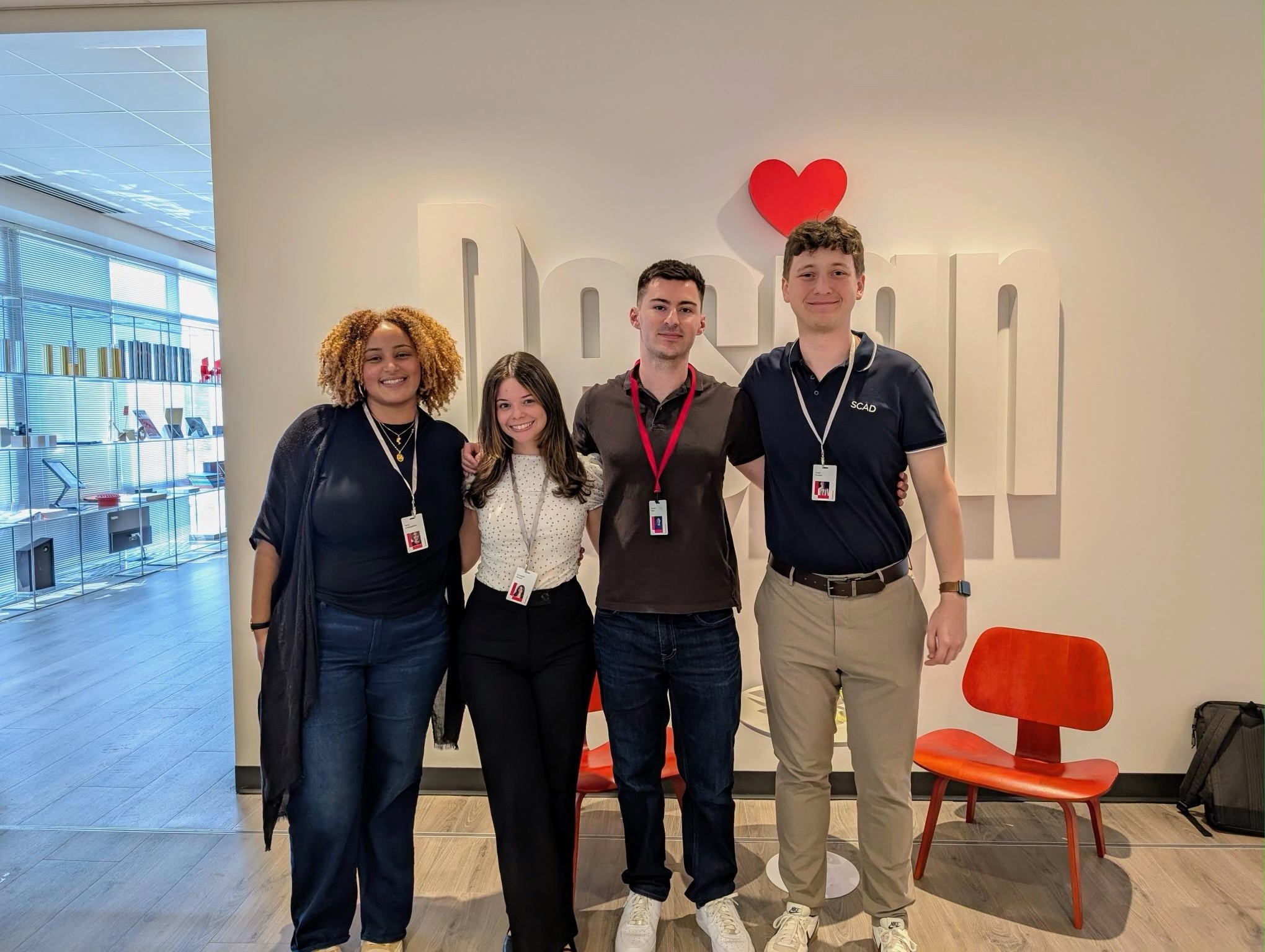 a person standing in front of a building