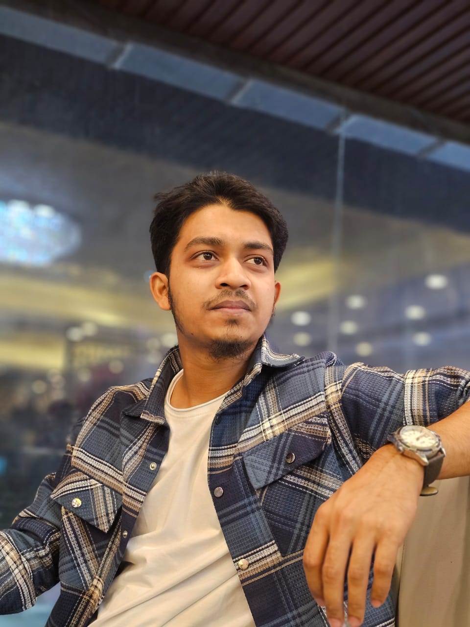 Portrait of portfolio creator – front view