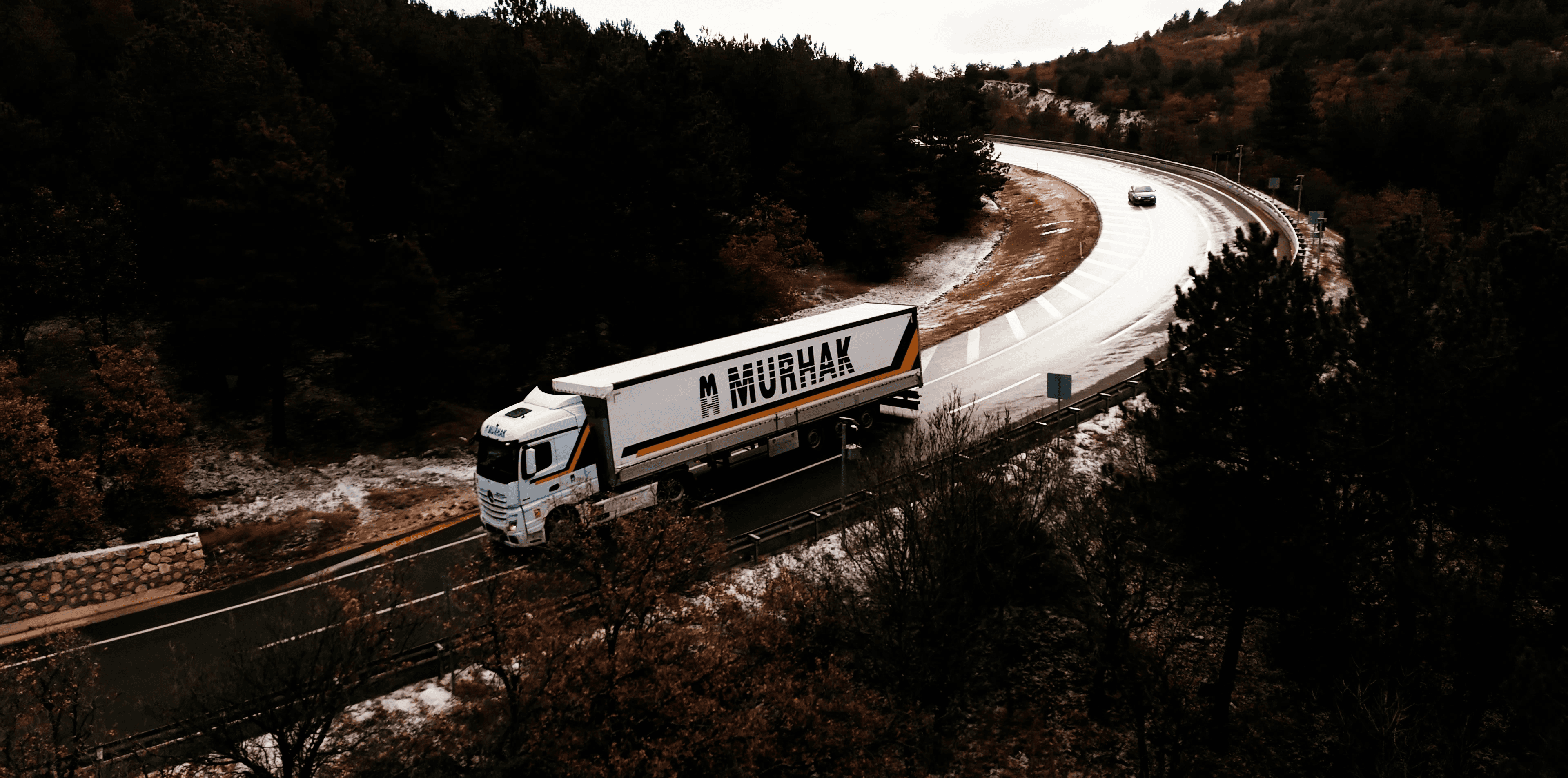 Set of refrigerated trailers for transport.